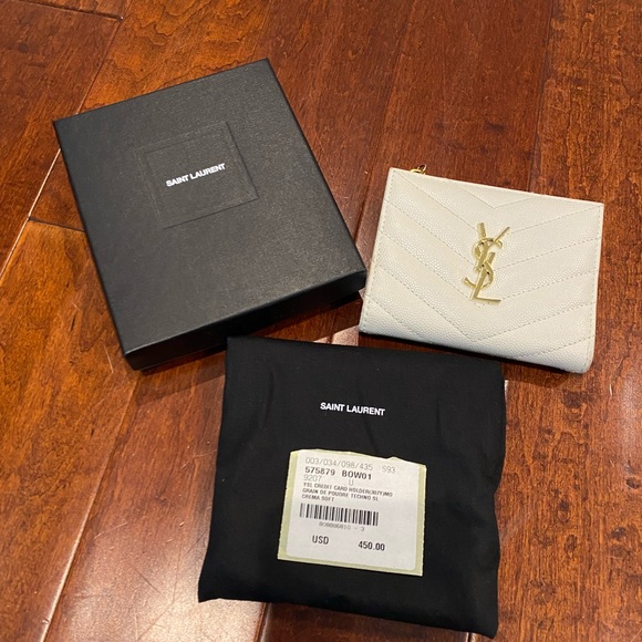 Yves Saint Laurent Handbags - YSL credit card holder, mo grain de pourde techno